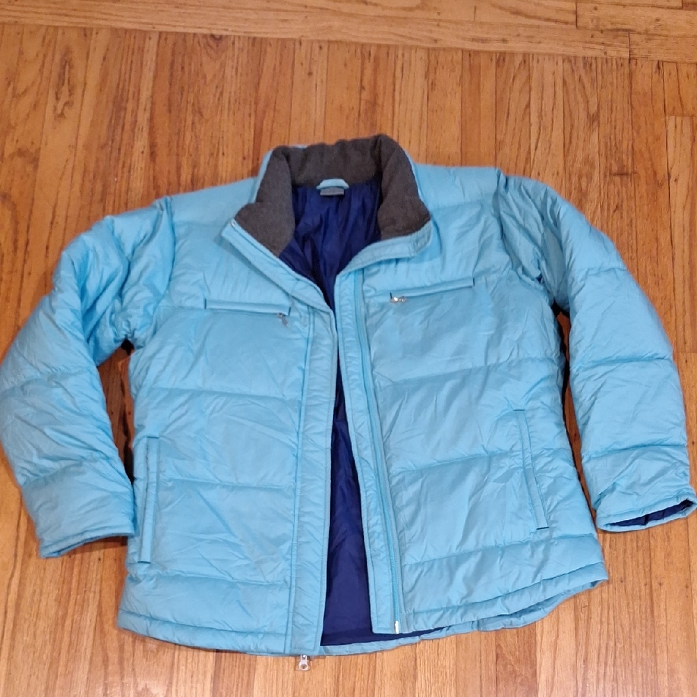 Nike Women's Light Blue Puffer Jacket